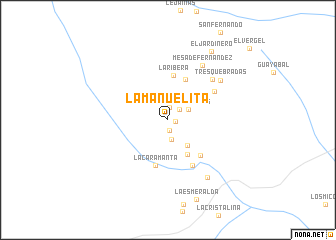 map of La Manuelita
