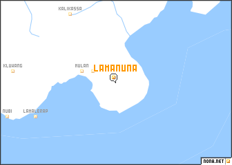 map of Lamanuna