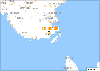 map of Lamaoan