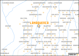map of La Maquenca