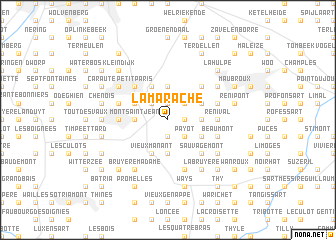 map of La Marache