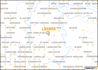 map of La Mara