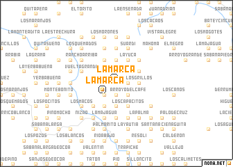 map of La Marca