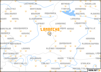 map of La Marche