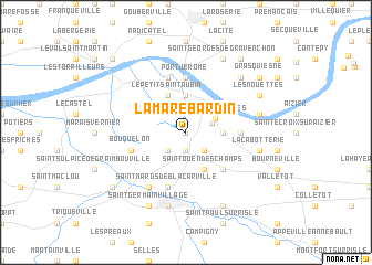 map of La Mare Bardin