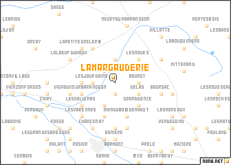map of La Margauderie