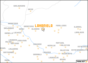 map of La Mariela