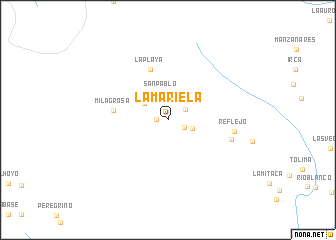 map of La Mariela