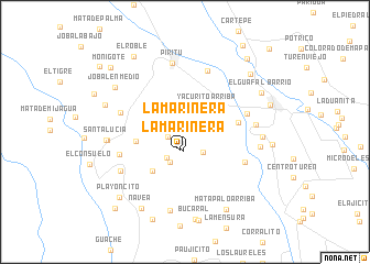 map of La Marinera