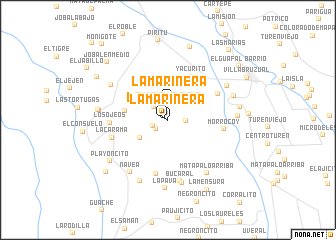 map of La Marinera