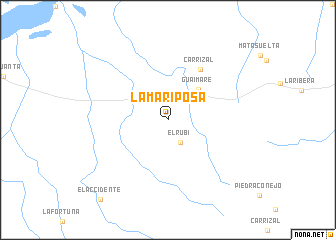 map of La Mariposa