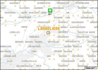 map of La Marliére