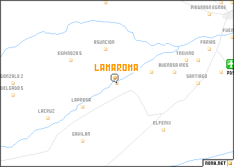map of La Maroma