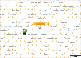 map of La Maroutie