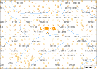 map of Lamarre