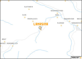 map of La Maşină