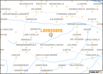 map of La Massara