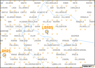 map of Lamas