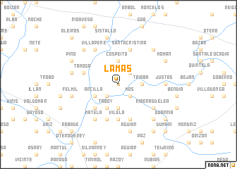 map of Lamas