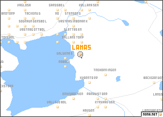 map of Lämås