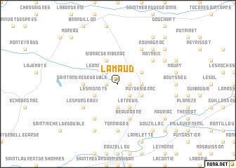 map of Lamaud
