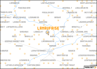 map of La Maufaise