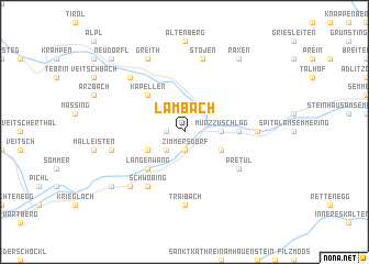 map of Lambach