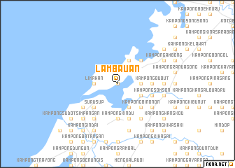 map of Lambauan