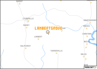 map of Lambert Grove