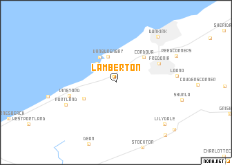 map of Lamberton