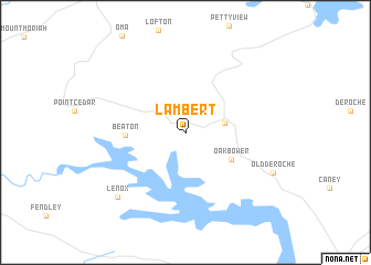 map of Lambert