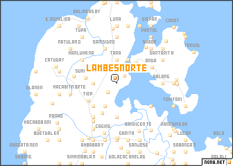 map of Lambes Norte