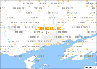 map of Lambézellec