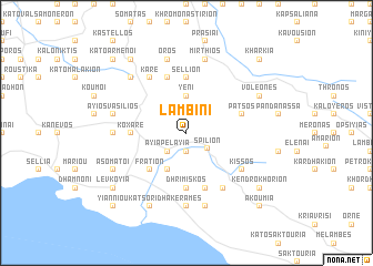 map of Lambiní
