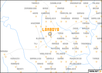 map of Lamboya