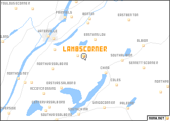 map of Lambs Corner