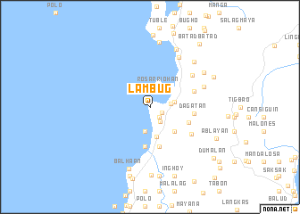 map of Lambug