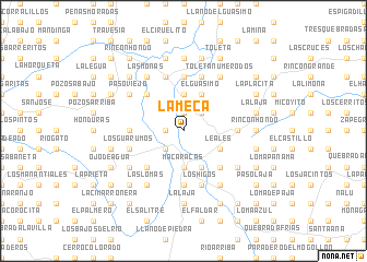 map of La Meca