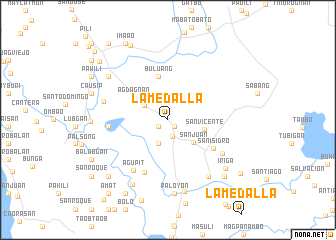 map of La Medalla