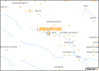 map of Lam-e Darvīsh