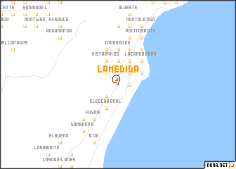 map of La Medida