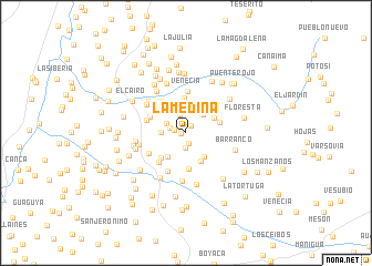 map of La Medina