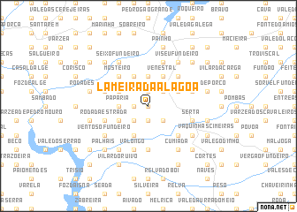 map of Lameira da Alagoa
