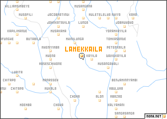 map of Lamek Kaila