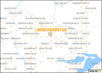 map of Lamek Ndapatwa