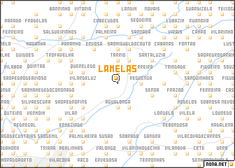 map of Lamelas