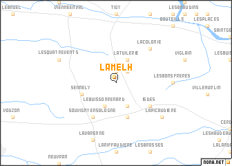 map of La Melh