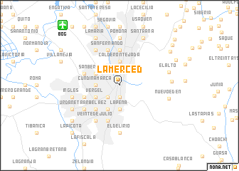 map of La Merced
