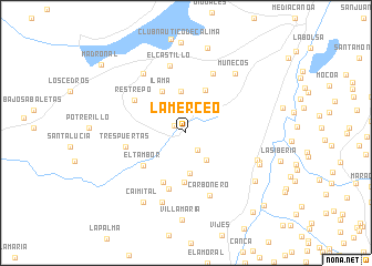 map of La Merceo