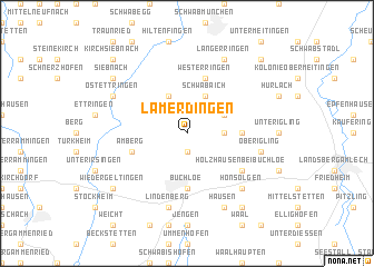 map of Lamerdingen